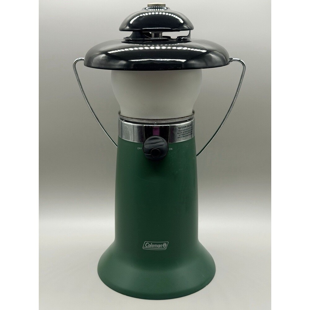 VTG Coleman 5156-750 Electronic Ignition Green Propane Camp Lantern Lighthouse